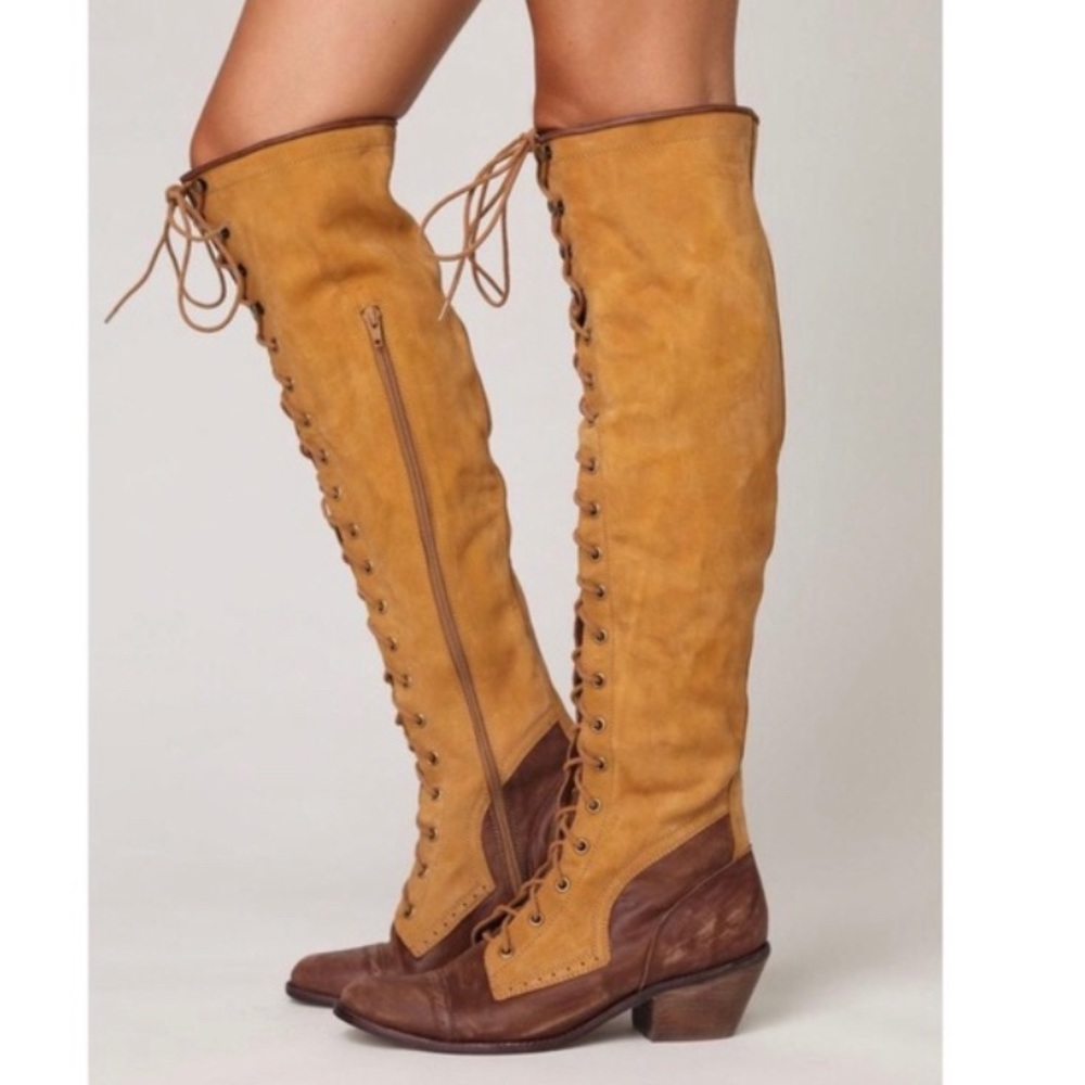 Jeffrey Campbell Joe Lace-Up Over-the-knee-boots